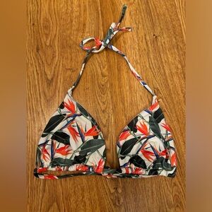 Onia Tropical String Bikini Top No Padding Lined Size Medium